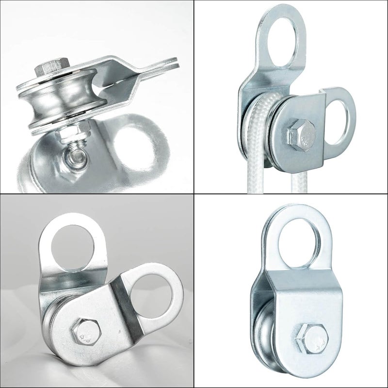 KCNOFNC 32mm Cable Pulley Wheel with Ball Bearing, Smooth No Noise, Small Snatch Block for 6mm/0.23 Inch Wire Rope, 1Pack - Image 5